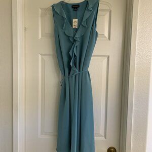Ann Taylor Teal dress sleeveless